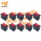 KCD1-101 Momentary Heavy Duty Rectangle Shape ON/OFF Self Lock Push Buttons Switches Pack of 10pcs